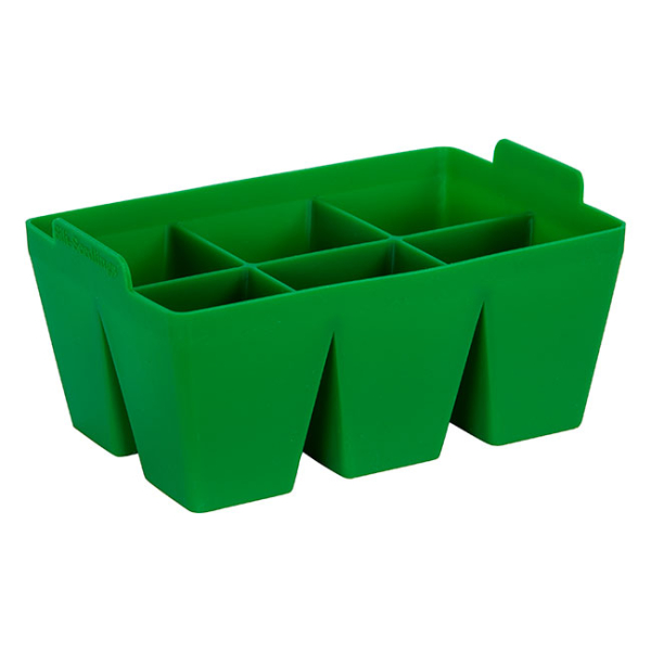 6-Cell Silicone Seed Tray Emerald Green