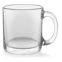 Mug Glass Clear 13 oz