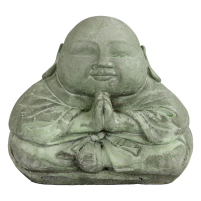 Concrete Praying Buddha Statue Lg