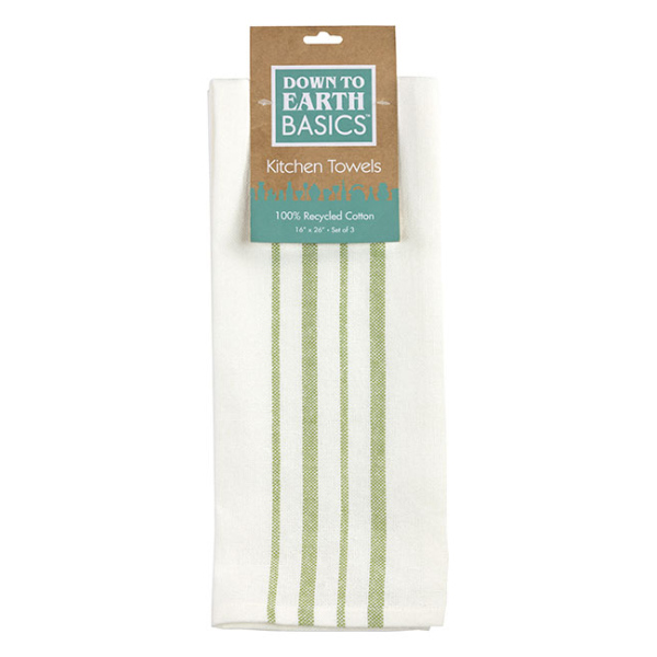Hand Towels Recycled Cotton Set of 3