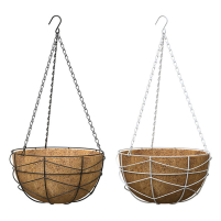 Hanging Basket Modern Wire 14″ Assorted