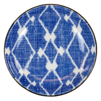 Dish Aizome Hishi 3.5″ Blue