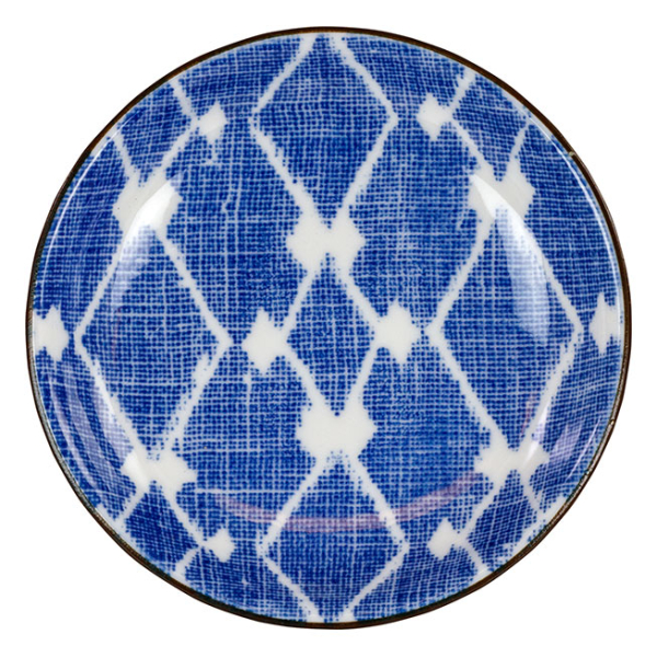 Dish Aizome Hishi 3.5" Blue - Image 2