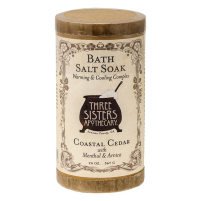 Soap Cauldron Bath Salt Soak Coastal Cedar 20 oz