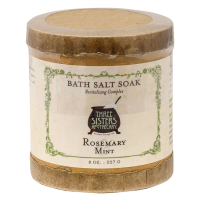Soap Cauldron Bath Salt Soak Rosemary Mint 8 oz