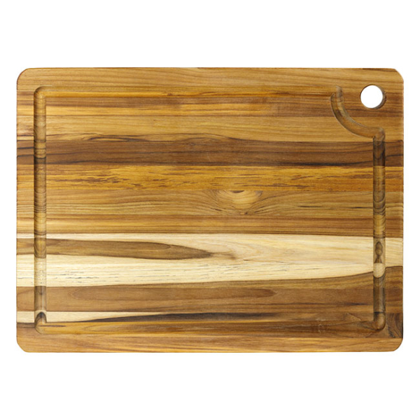 Teakhaus 16x12 Rectangle Cutting Board with Groove - Image 2