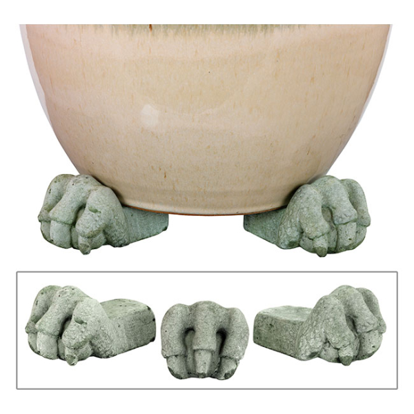 Pot Feet Concrete Dragon Claws