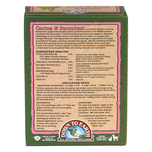 Cactus & Succulent Mix 2-4-8 1 lb - Image 4