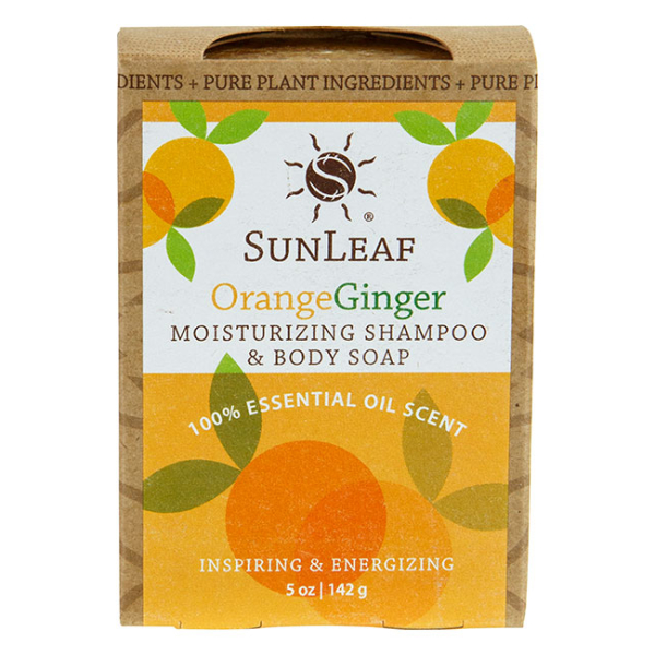 Shampoo & Body Soap Orange Ginger SunLeaf Naturals