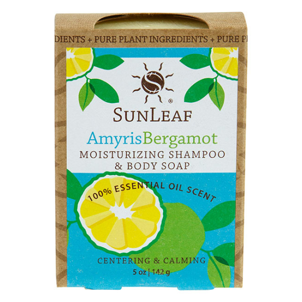Shampoo & Body Soap Amyris Bergamot SunLeaf Naturalsl