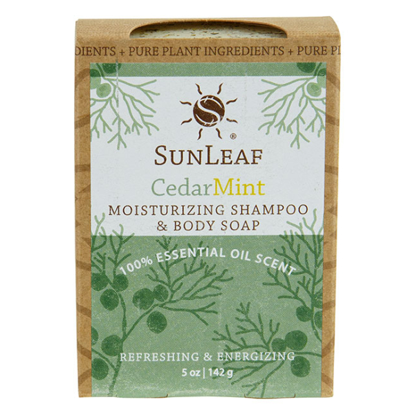 Shampoo & Body Soap Cedar Mint SunLeaf Naturals