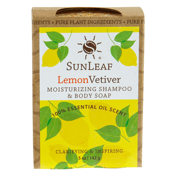 Shampoo & Body Soap Lemon Vetiver SunLeaf Naturals