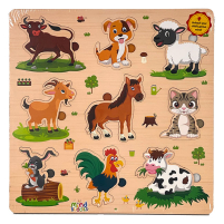 Wooden Puzzle Farm Animals