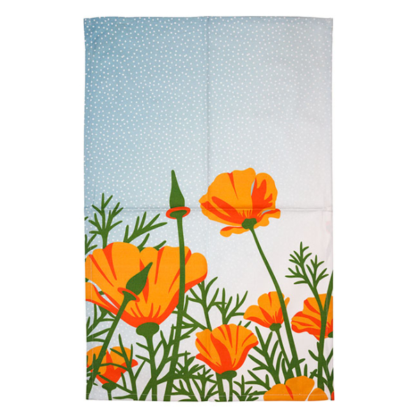 Kitchen Towel Poppies