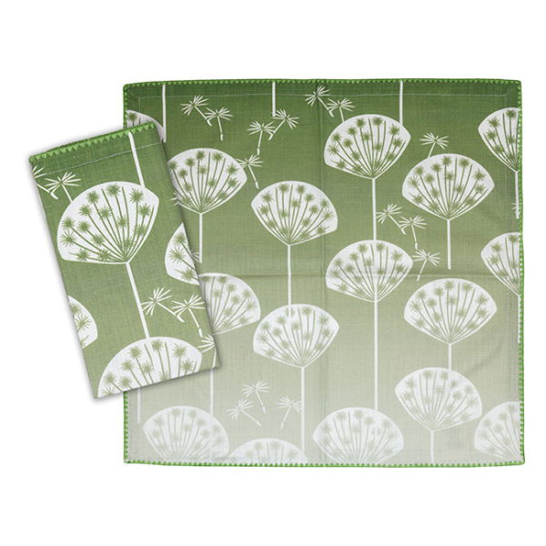 Napkin Dandelion Green