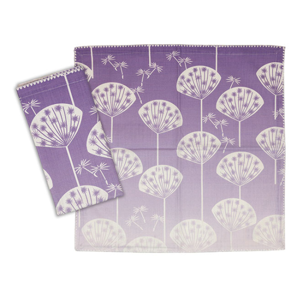 Napkin Dandelion Purple