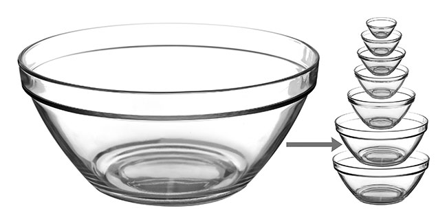 Glass Prep Bowl 82 oz Glass Prep Bowl 82 oz