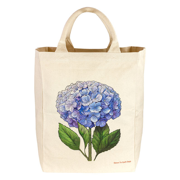 Canvas Tote Hydrangea