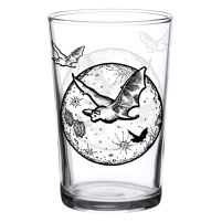 Juice Glass Vintage Bat 7 oz