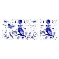 Beverage Glass Vintage Night Owl 16 oz Beverage Glass Vintage Night Owl 16 oz