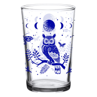 Juice Glass Vintage Night Owl 7 OZ