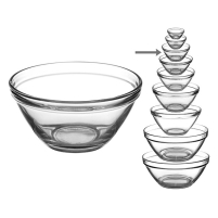 Glass Prep Bowl Assorted Sizes - 8 OZ