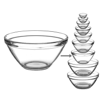 Glass Prep Bowl Assorted Sizes - 57 OZ