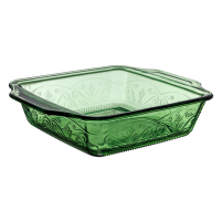 Embossed Square Cake Dish 8″ Assorted Colors Embossed Square Cake Dish 8" Assorted Colors