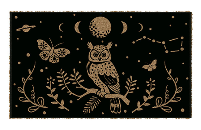 Coir Doormat Night Owl Coir Doormat Night Owl